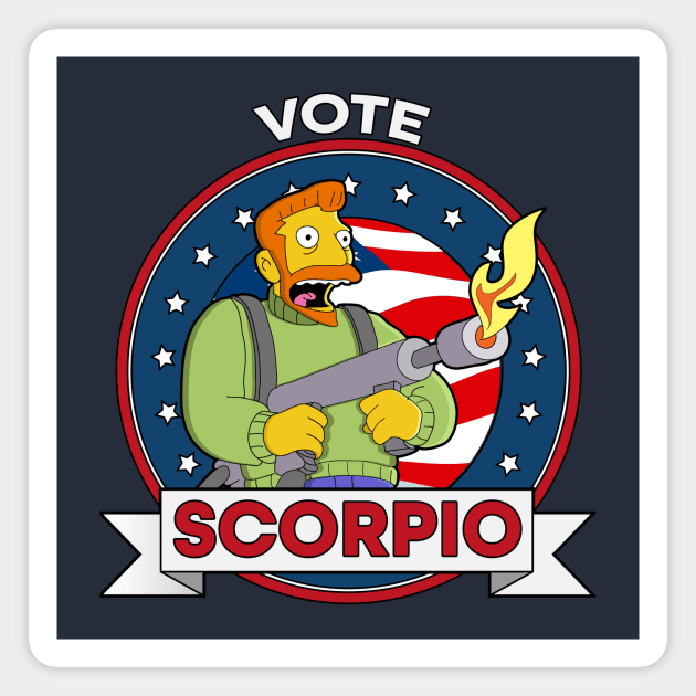 Vote Scorpio Magnet by TopNotchy